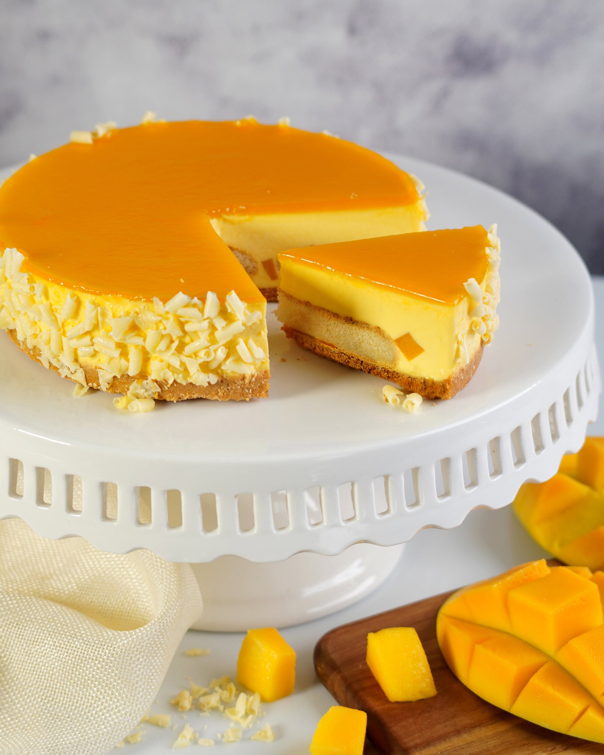 Tropical Mango Cheesecake